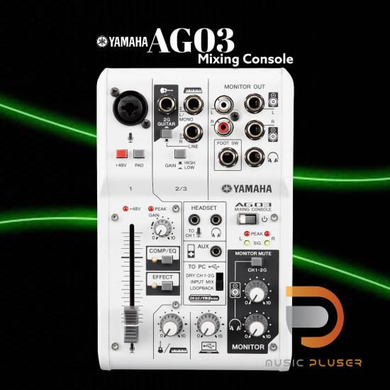 Yamaha AG03 Mixer with USB Audio Interface Yamaha AG03 Mixer with USB Audio Interface